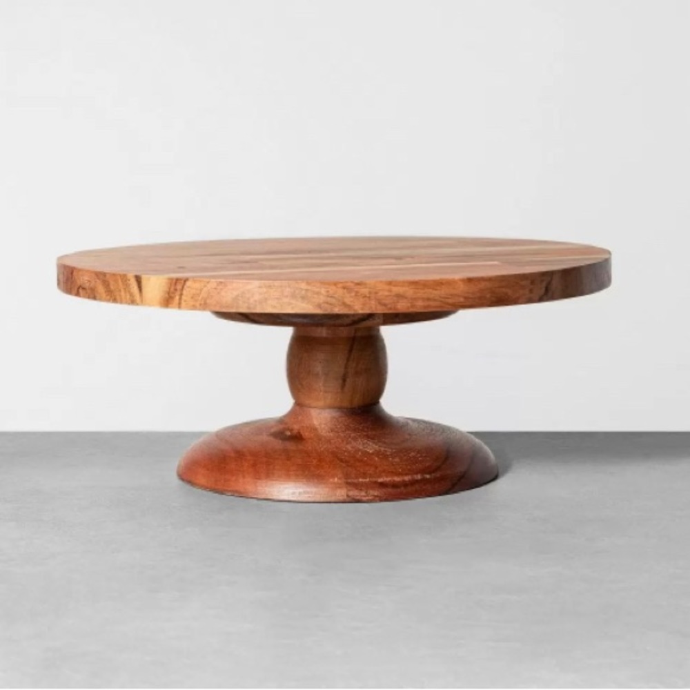 NEW! 11” Wooden Cake Display Stand, Hearth and Hand